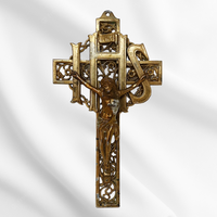 Brass Ornate Crucifix
