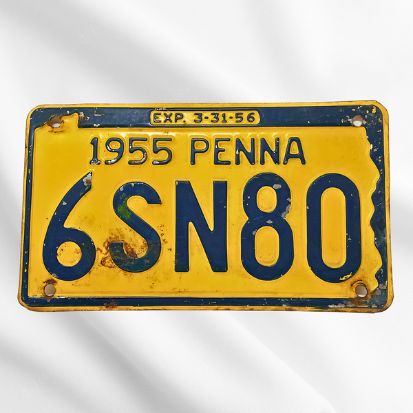 PA License Plate 6SN80