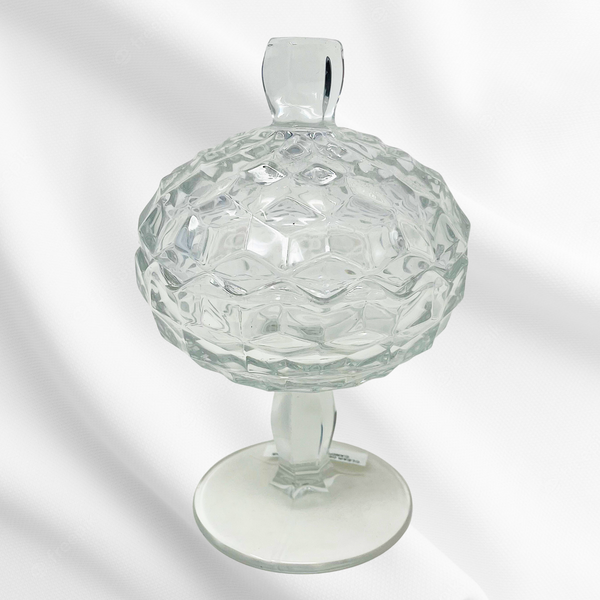 Clear Depression Glass Candy Dish (1930’s)
