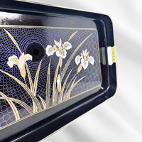 Japanese Black Serving Trays