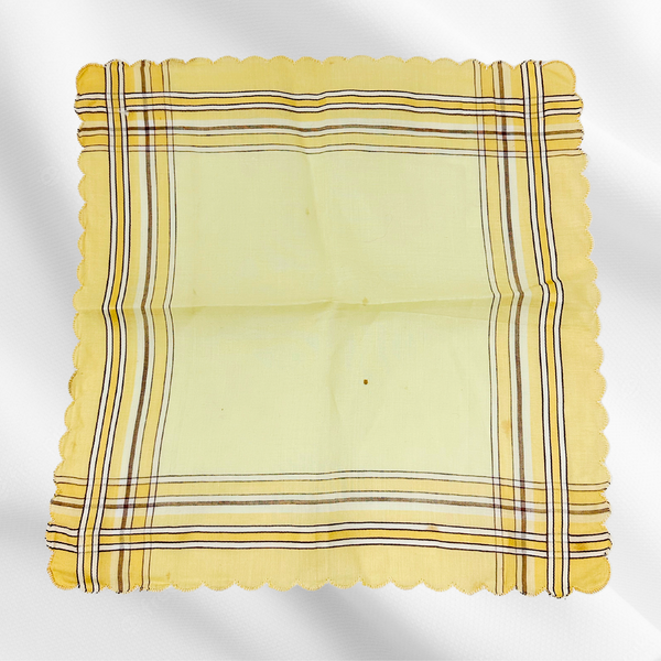 60’s Pale Yellow Handkerchief
