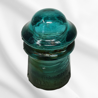 Small Blue Glass Insulator