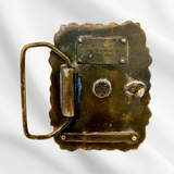 Brass Pabst Blue Ribbon Belt Buckle