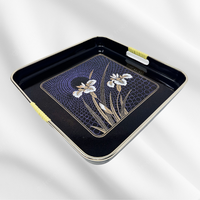 Japanese Black Serving Trays