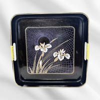 Japanese Black Serving Trays