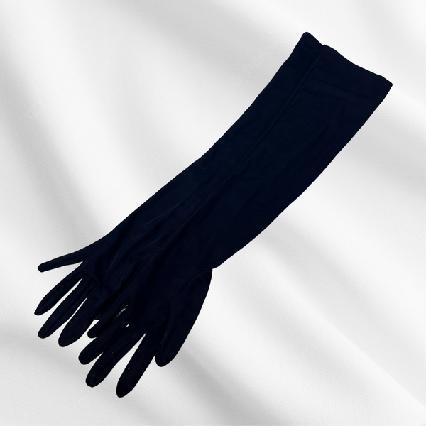 Black Nylon Opera Gloves