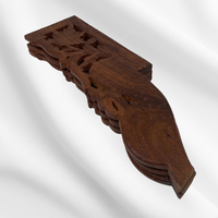Hand Carved Wooden Plant Stand