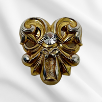 Brass Angel of Love Brooch