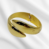 Flourish Gold Hinge Bracelet