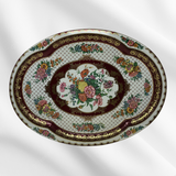 Floral & Filigree Decorated Serving Tray