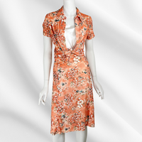 Orange Blossom Blouse & Skirt Set