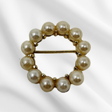 The Pearly Circle Brooch