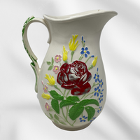 Atlantic Mold Floral Pitcher