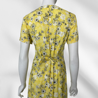 Pleated Sunshine Floral Dress