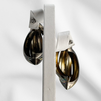 Swirl Domed Earrings