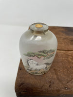 Hand-painted Horse Snuff Bottle