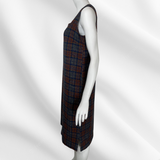 Plaid Wool Jumper Dress