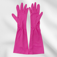 Hot Pink Nylon Gloves
