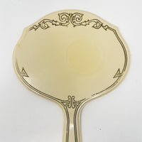 Vintage Cream Colored Hand Mirror