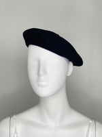 Vintage Blue Wool Beret