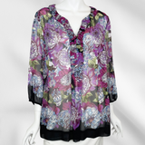 Plus Size Sheer Tunic