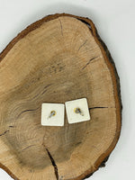 Vintage Square Clip On Earrings