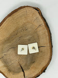 Vintage Square Clip On Earrings