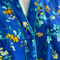 Plus Size Floral Button Up Blouse