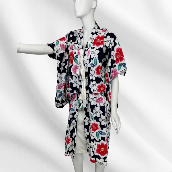 Tropical Blossom Kimono Robe
