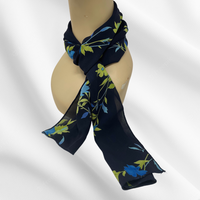 Blue Blossom Scarf
