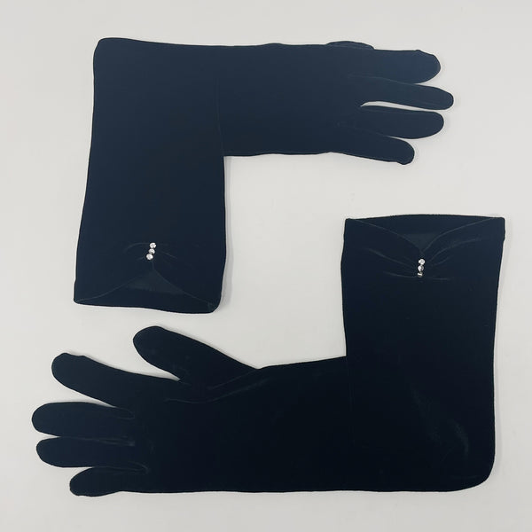 Long Black Opera Gloves