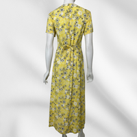 Pleated Sunshine Floral Dress