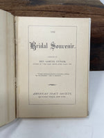 The Bridal Souvenir & Marriage Certificate 1892