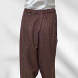 Brown Plaid Trousers