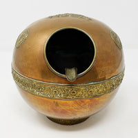 Brass & Copper Large Ashtray