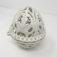Cast Iron Yarn/String Holder (White)