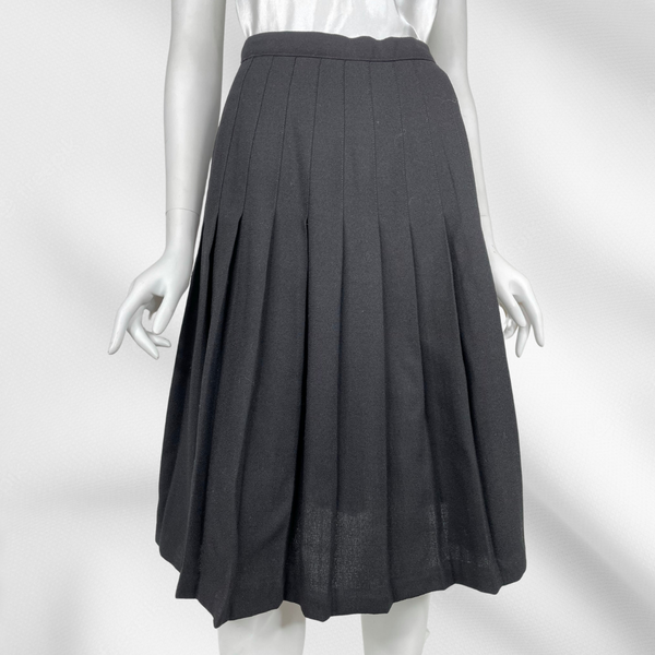 Black Pleated Skirt