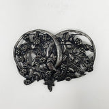 Antique Art Nouveau Silver Victorian Brooch
