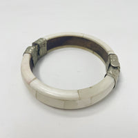 Vintage White Hinge Bracelet