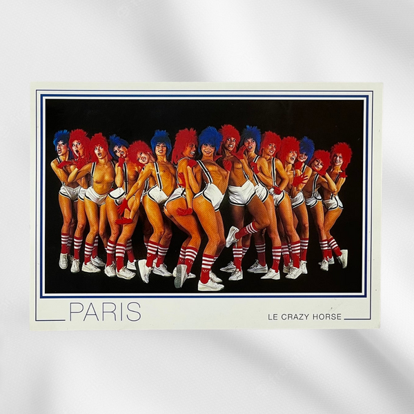 Le Crazy Horse Paris Postcard