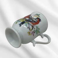 Royal Crown Porcelain Footed Cup- Eurasian Bullfinch