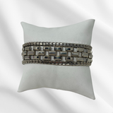 Silver Brick Chain Bracelet
