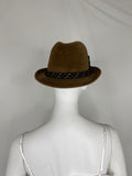 Berg Brown Velour Fedora