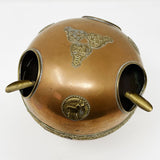 Brass & Copper Large Ashtray