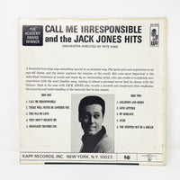 Call Me Irresponsible and the Jack Jones Hits Record