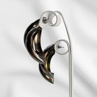 Swirl Domed Earrings