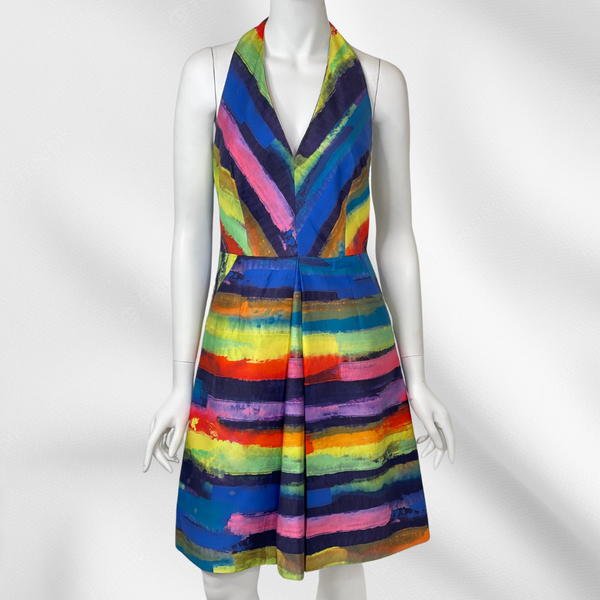 Rainbow Halter Dress